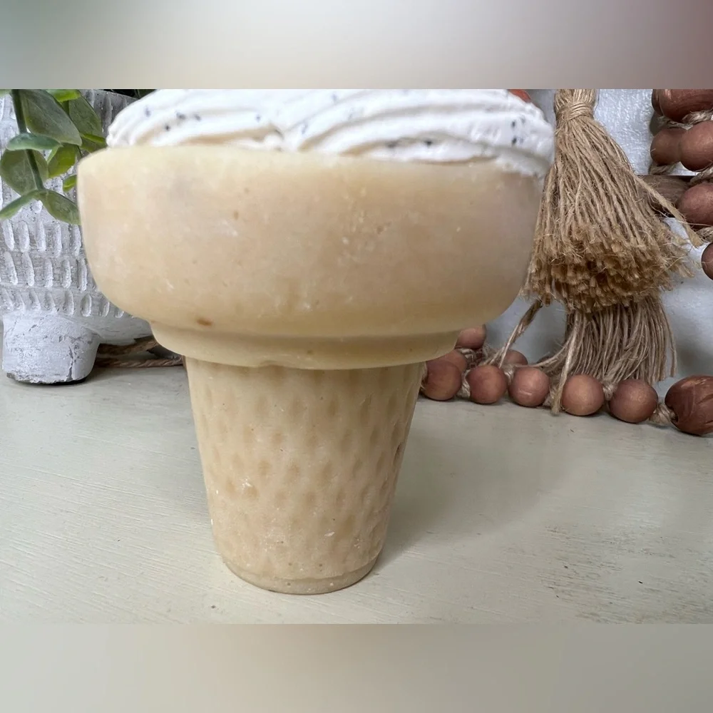 Brand New-Fiora Soap Co-Cream + Cone Homemade Soap